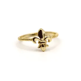 14k Antique Fleur De Lis Ring by VicStoneNYC Fine Jewelry