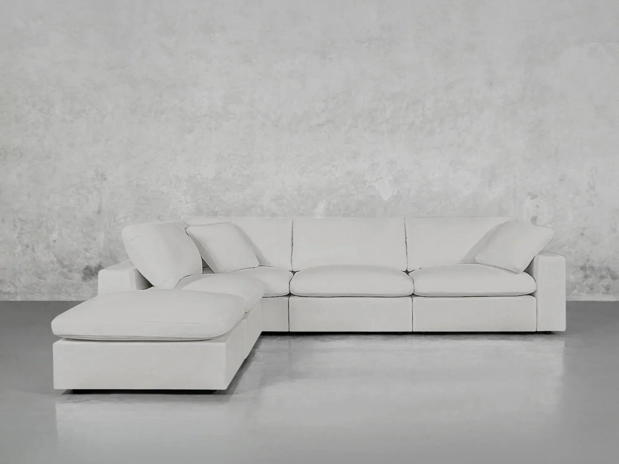 5-Seat Classic Modular Corner Lounger Sectional by Couch.com