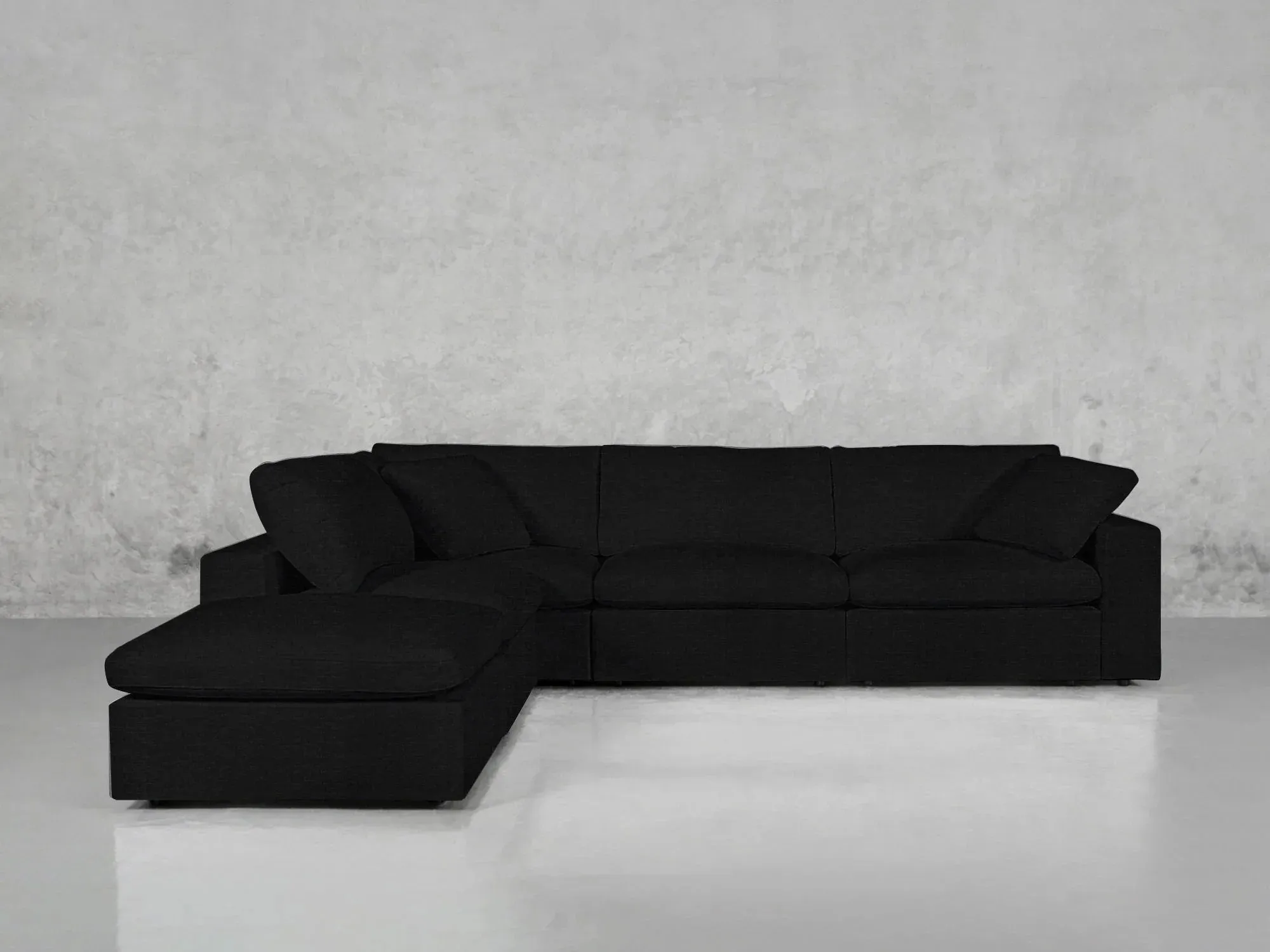 5-Seat Classic Modular Corner Lounger Sectional by Couch.com