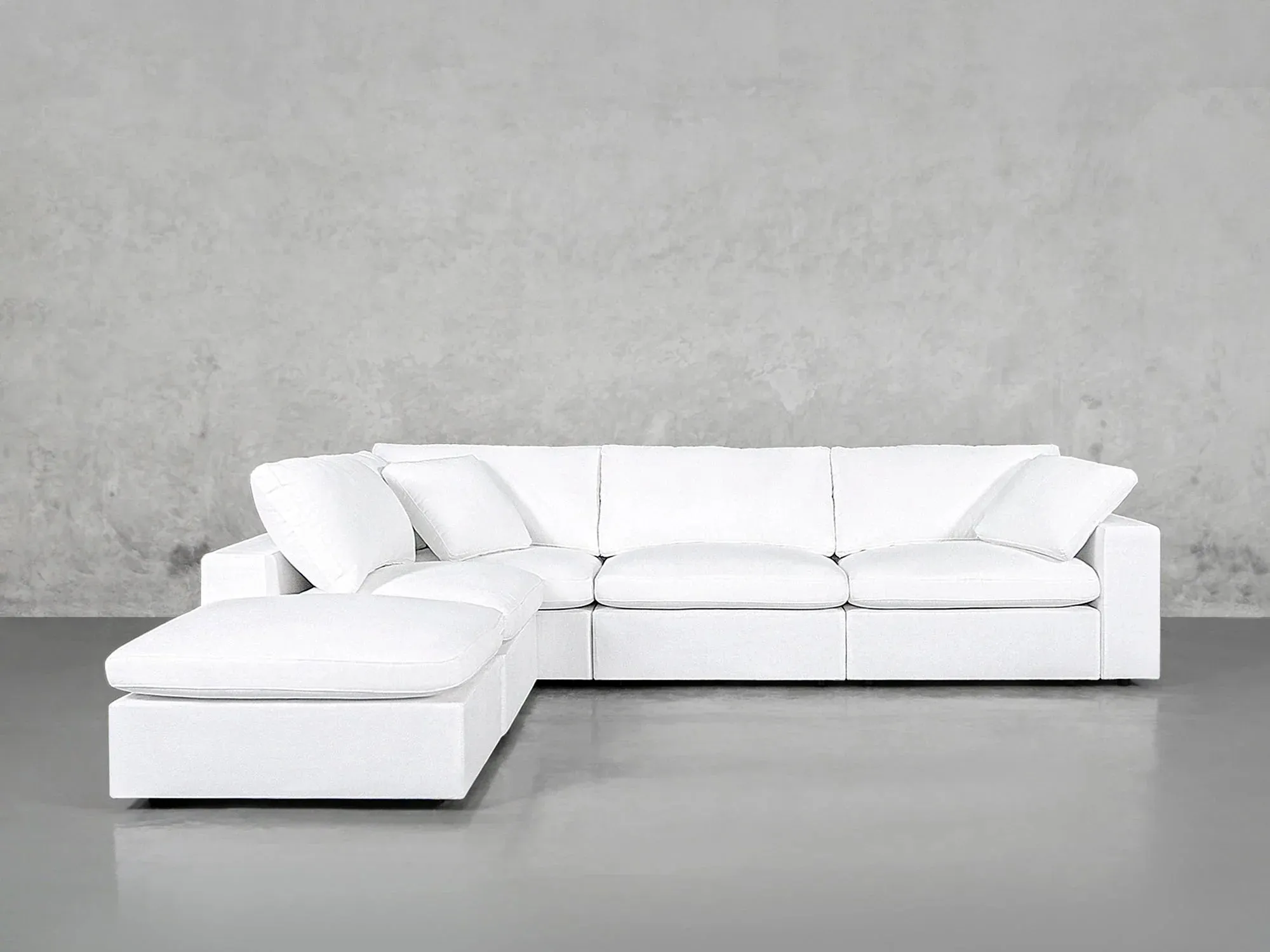 5-Seat Classic Modular Corner Lounger Sectional by Couch.com