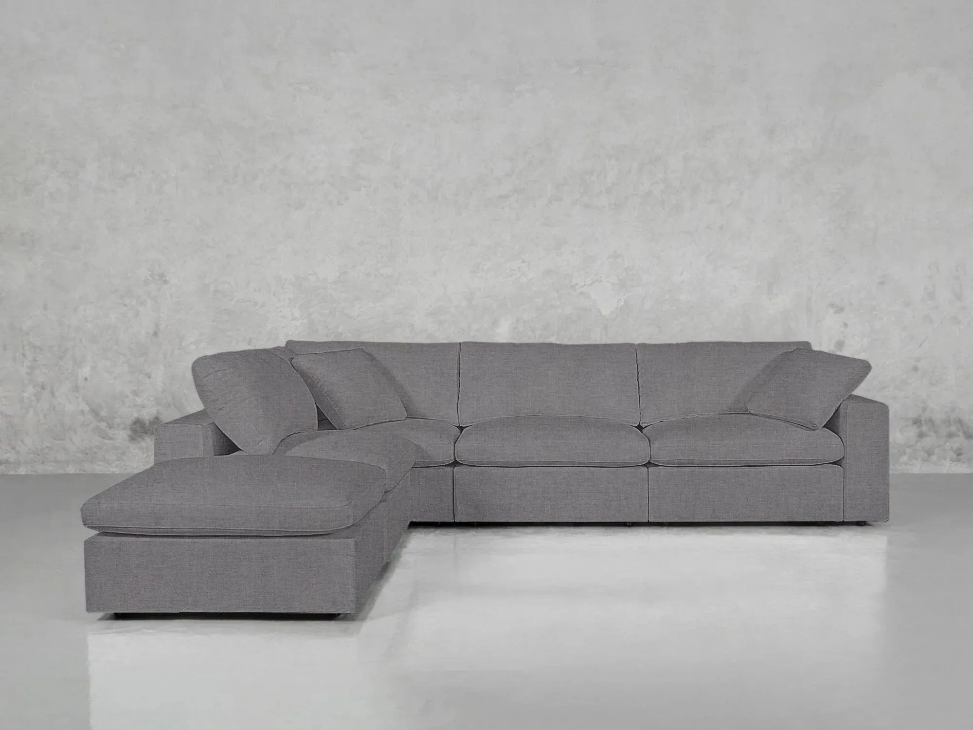 5-Seat Classic Modular Corner Lounger Sectional by Couch.com