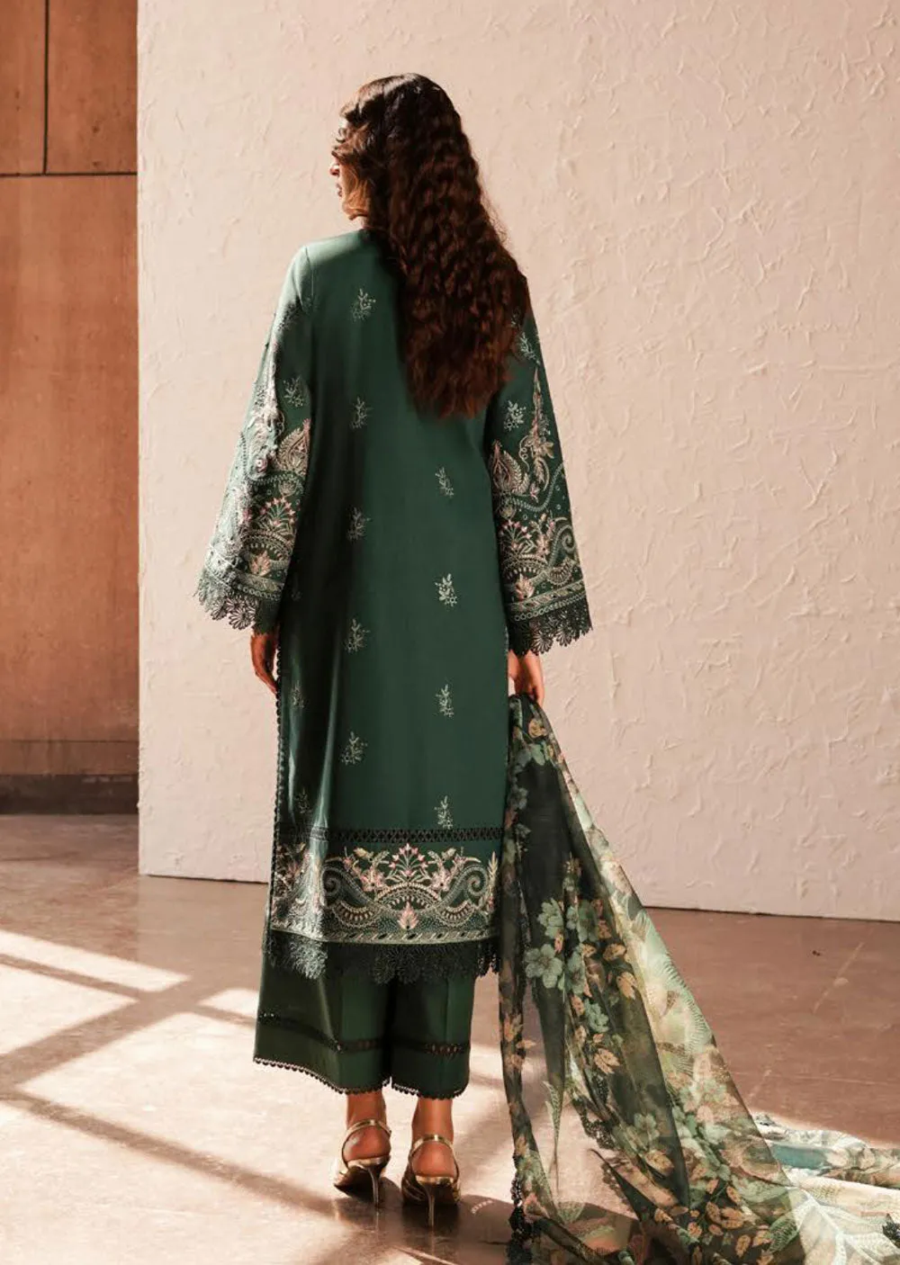 AL24V4-04 - VIRIDIAN - Readymade - Chickenkari Lawn Collection by Afrozeh 2024