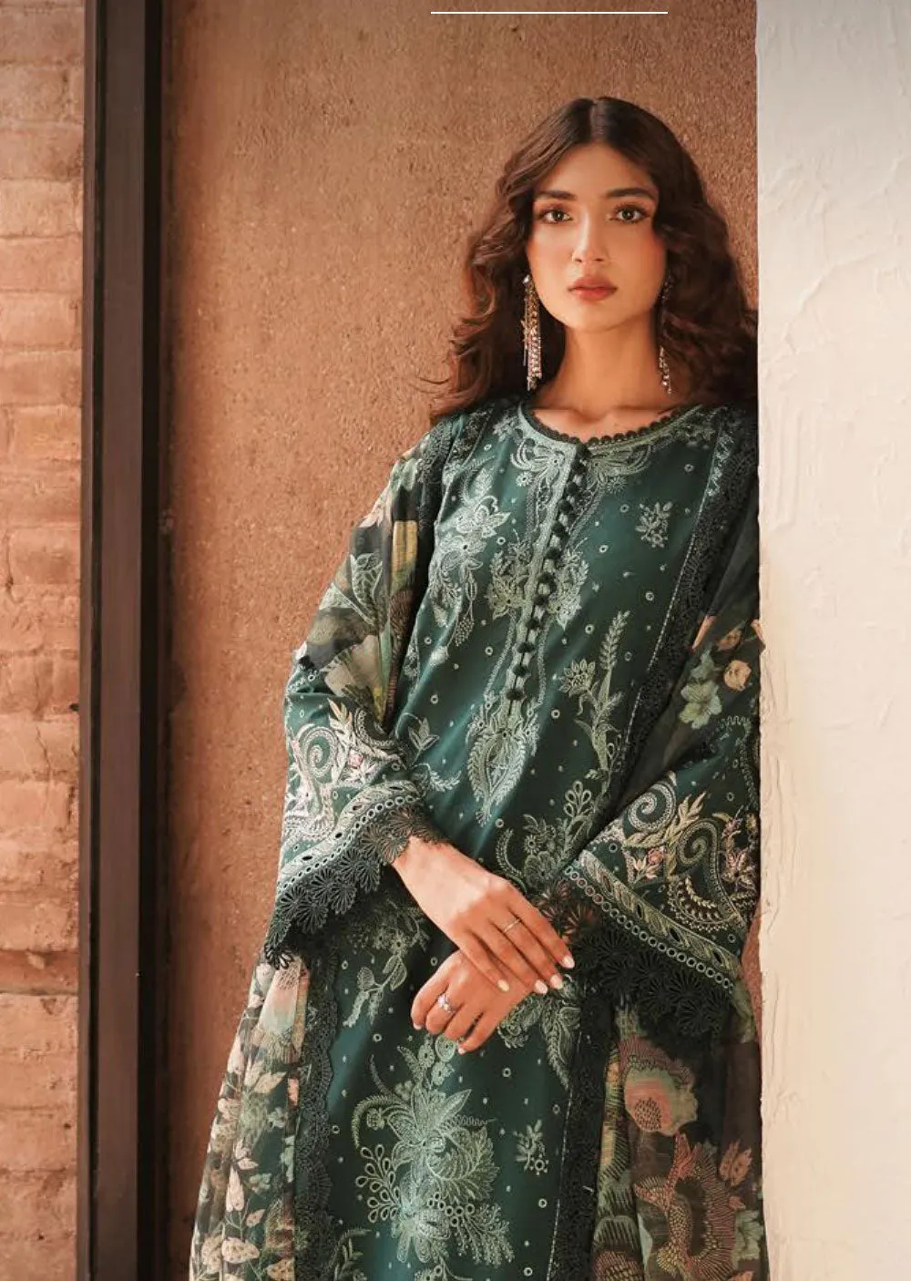 AL24V4-04 - VIRIDIAN - Readymade - Chickenkari Lawn Collection by Afrozeh 2024