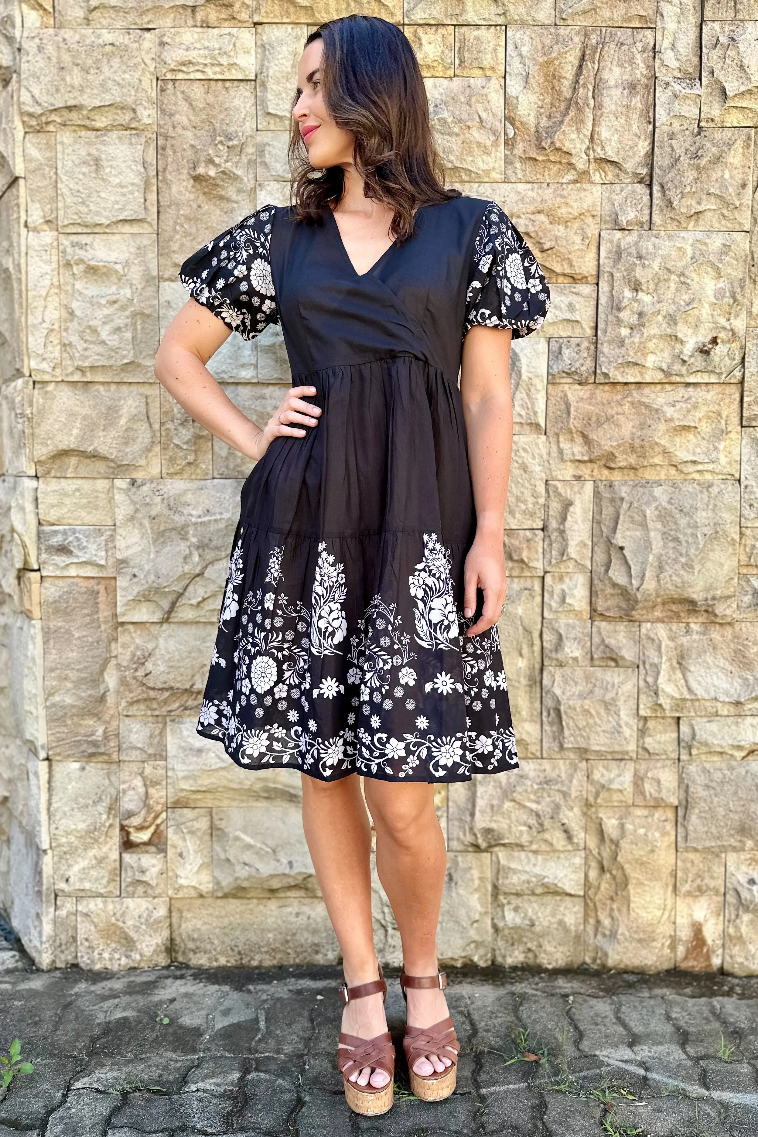Amelia Dress In Onyx