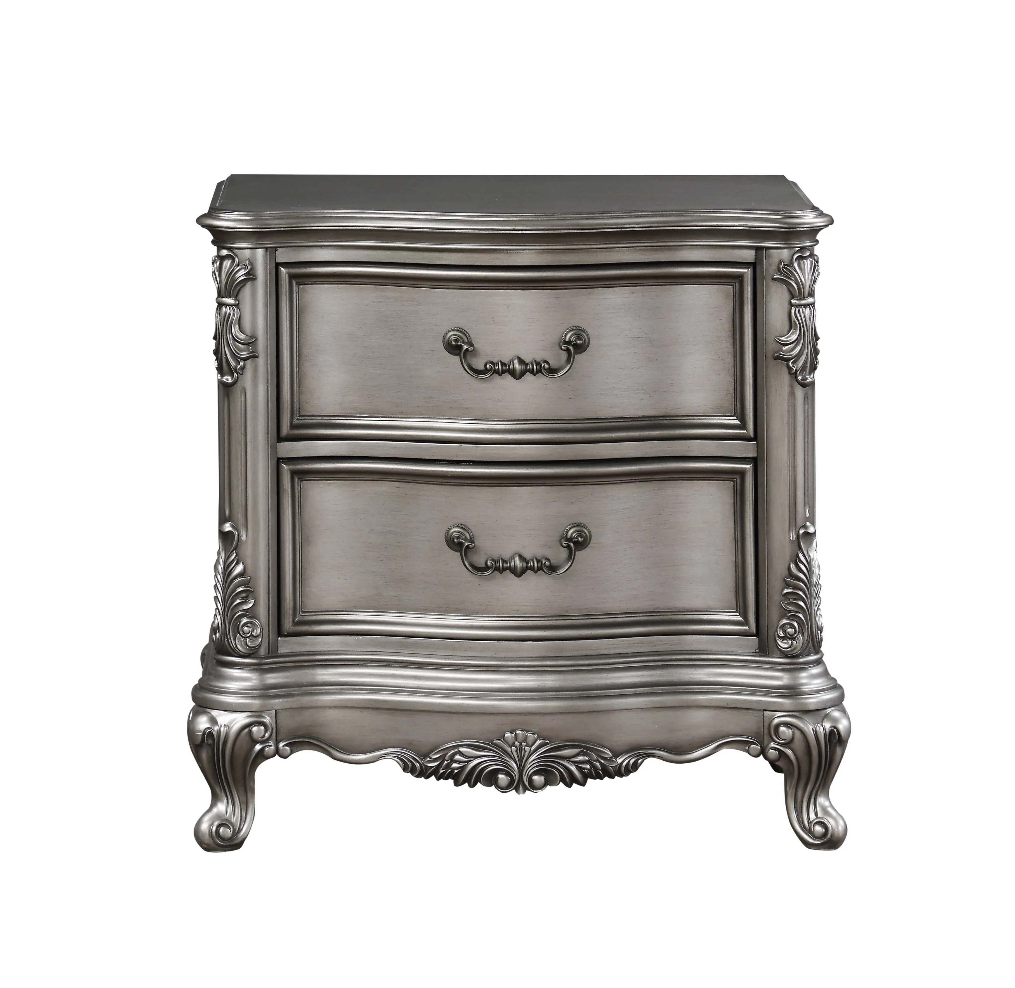 Ariadne - Nightstand - Antique Silver by Couch.com