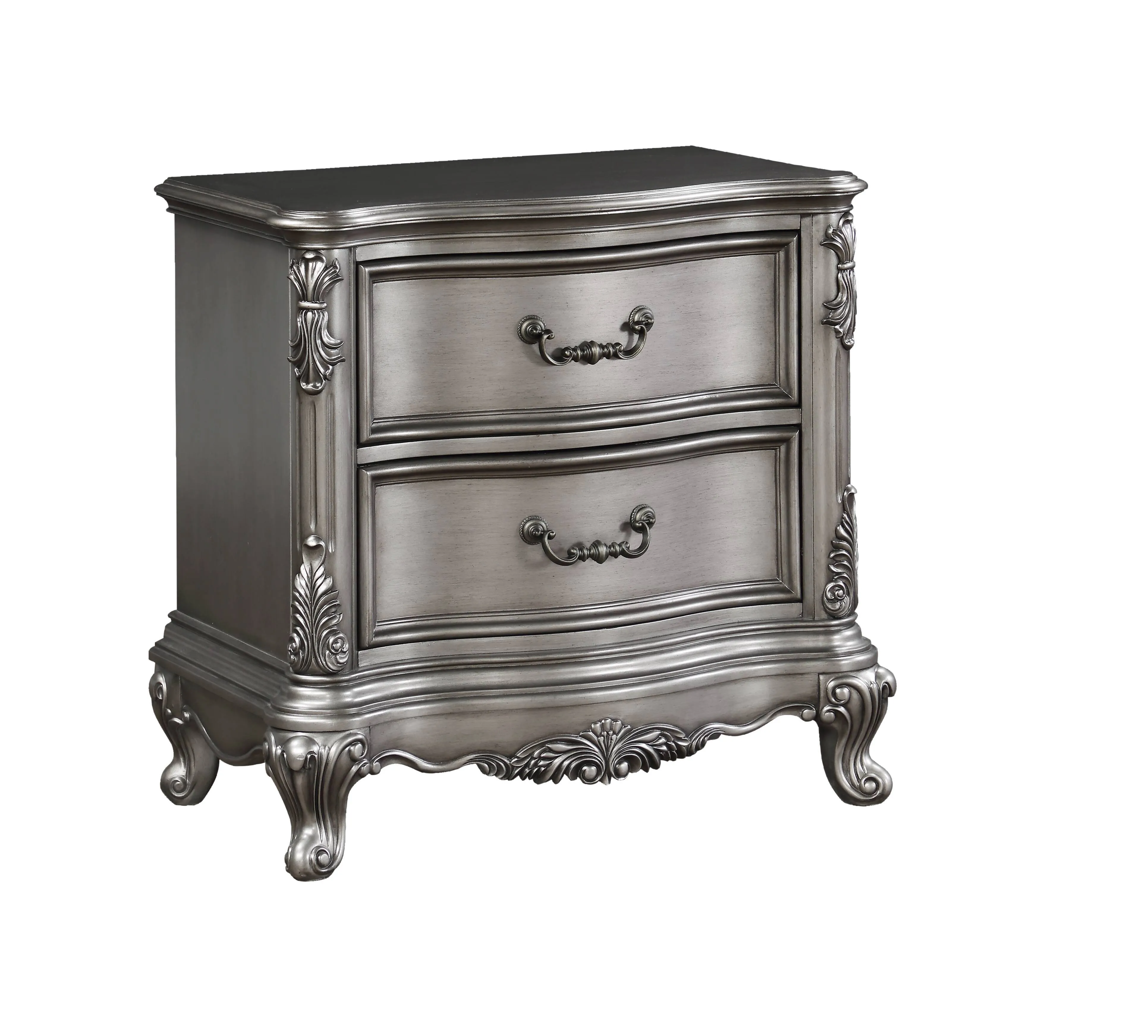 Ariadne - Nightstand - Antique Silver by Couch.com