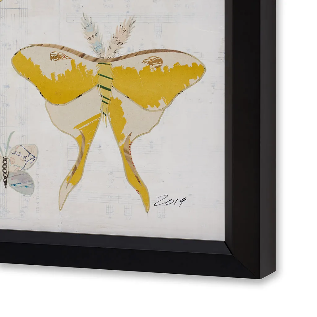 BUTTERFLIES original paper collage