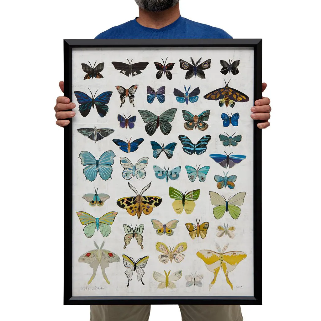BUTTERFLIES original paper collage