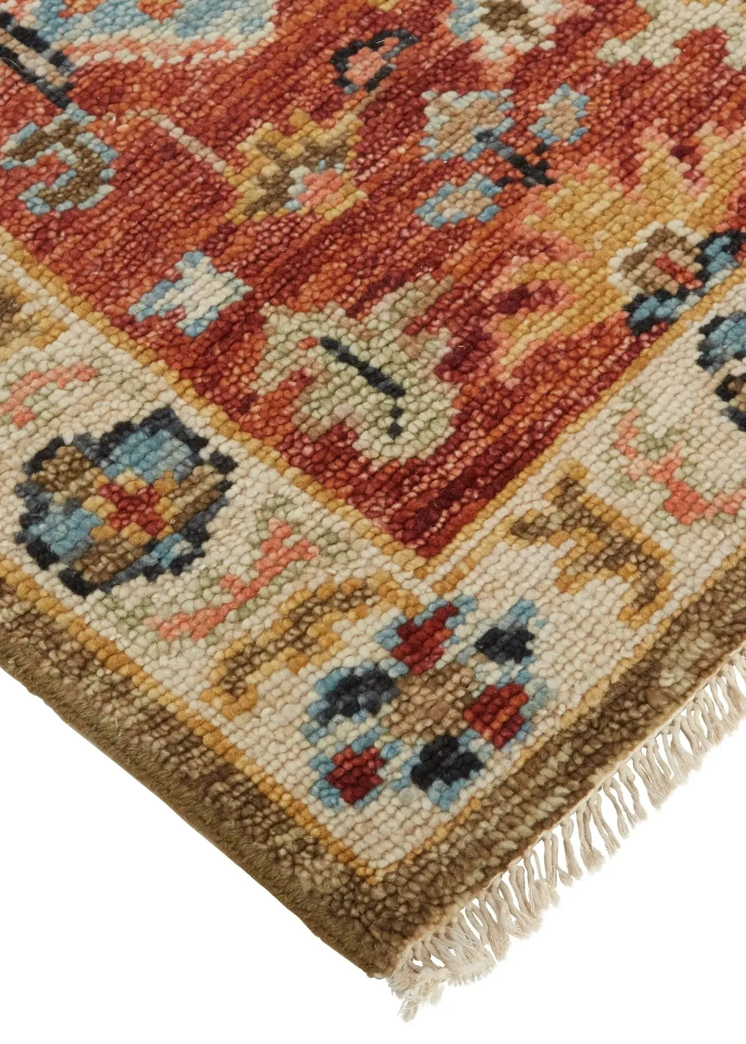 Carrington 9826805F Beige/Rust Rug