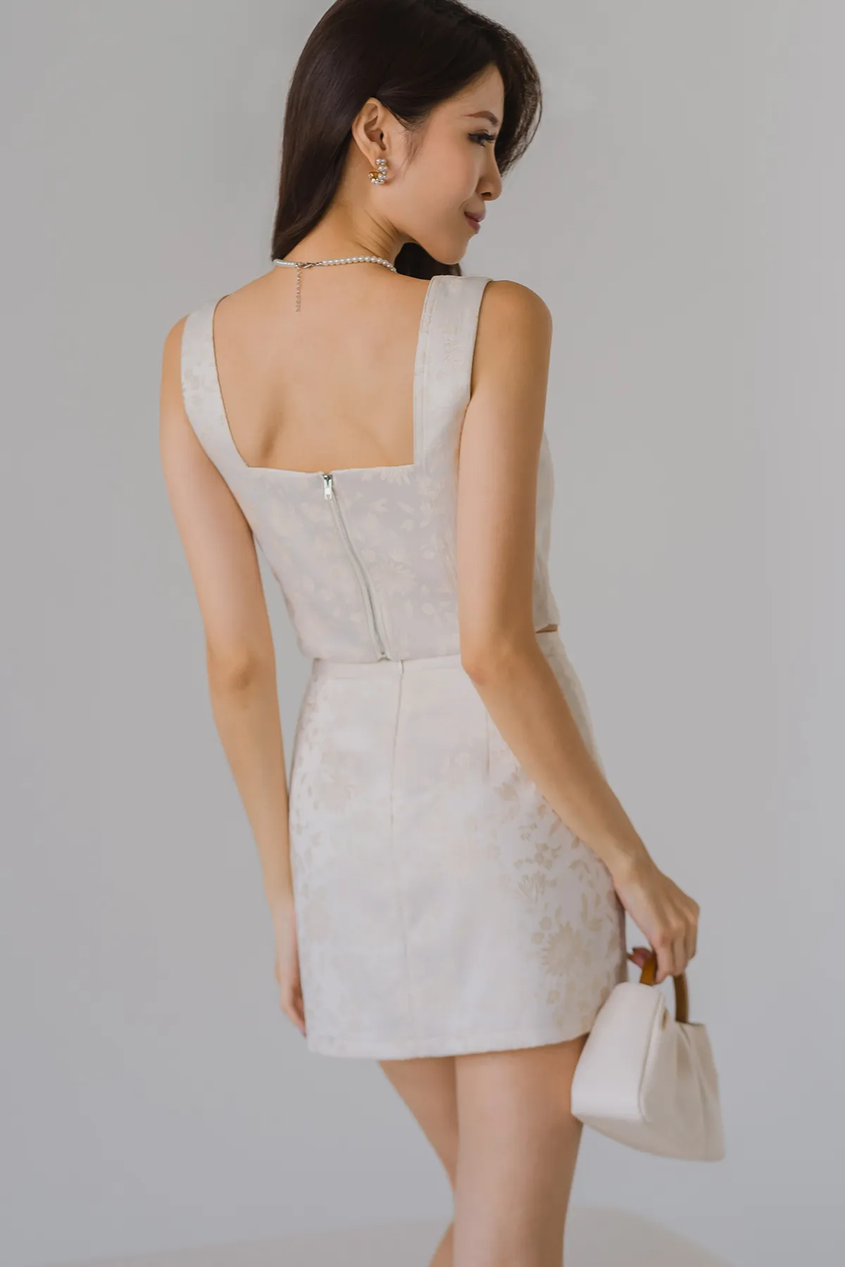 Celestial Embossed Skorts (Pearl)