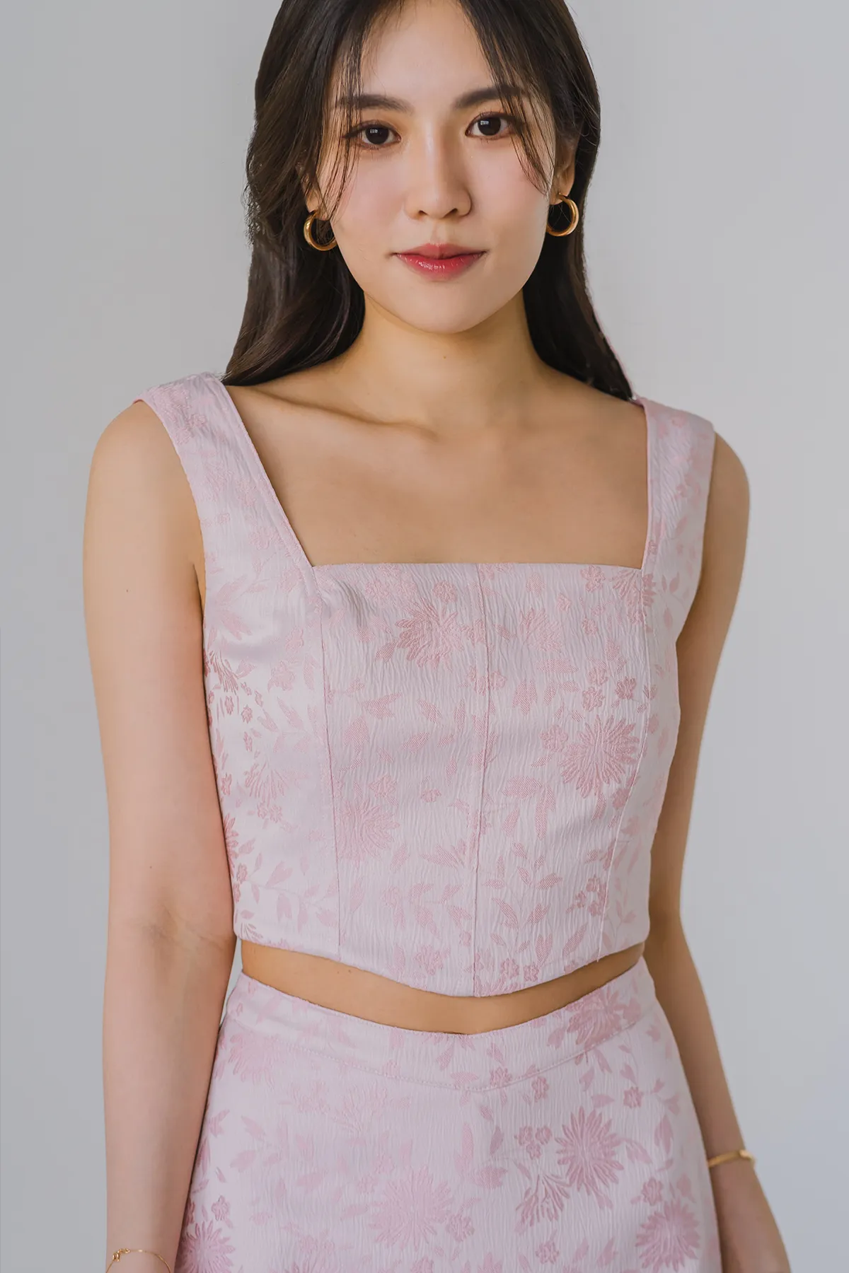 Celestial Embossed Skorts (Pink)