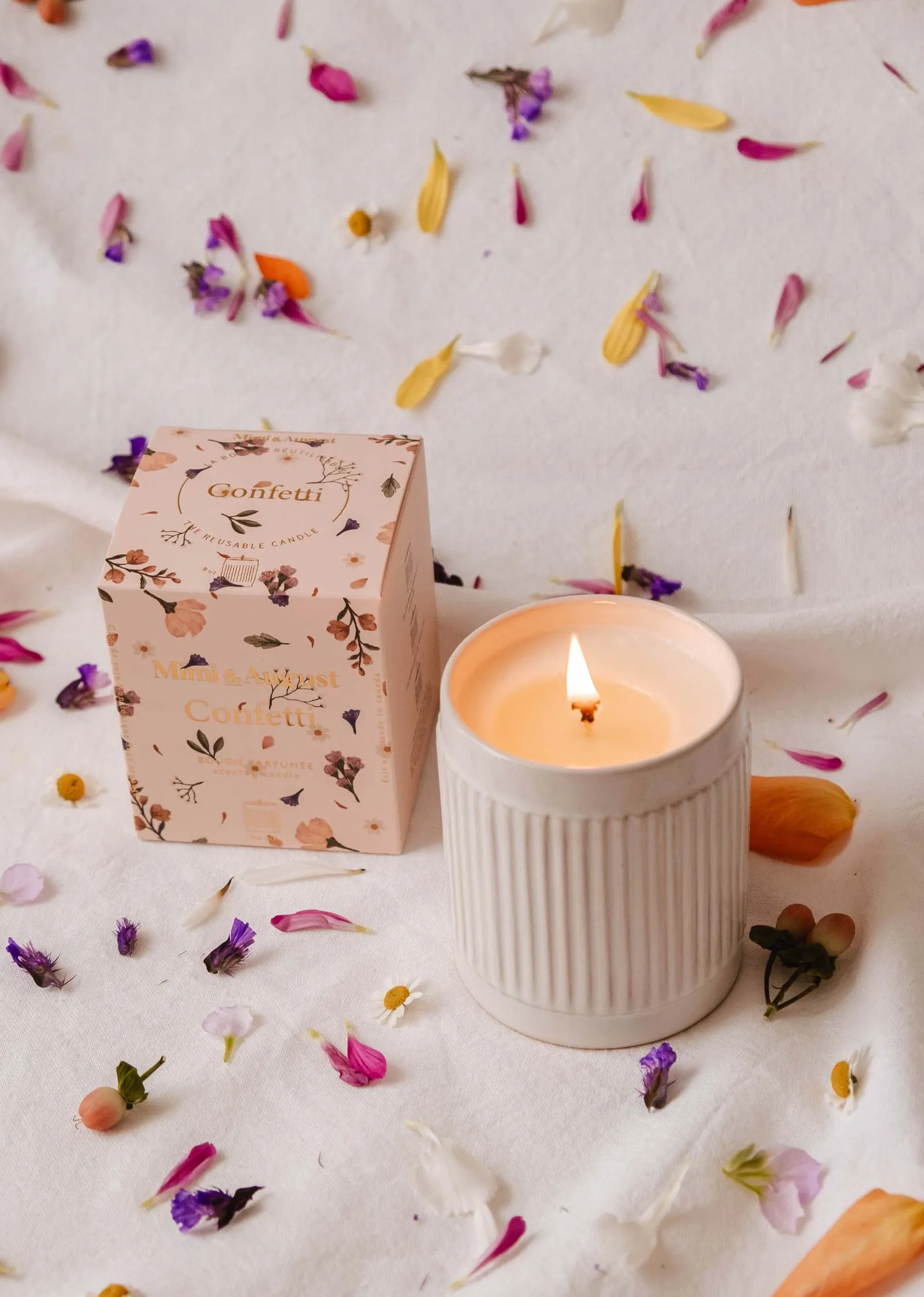 Confetti - Reusable Candle