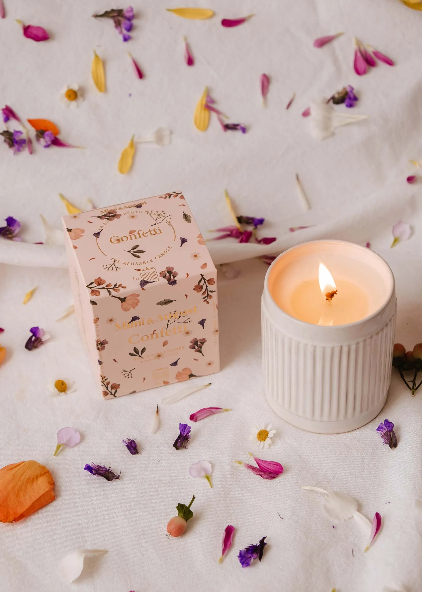 Confetti - Reusable Candle