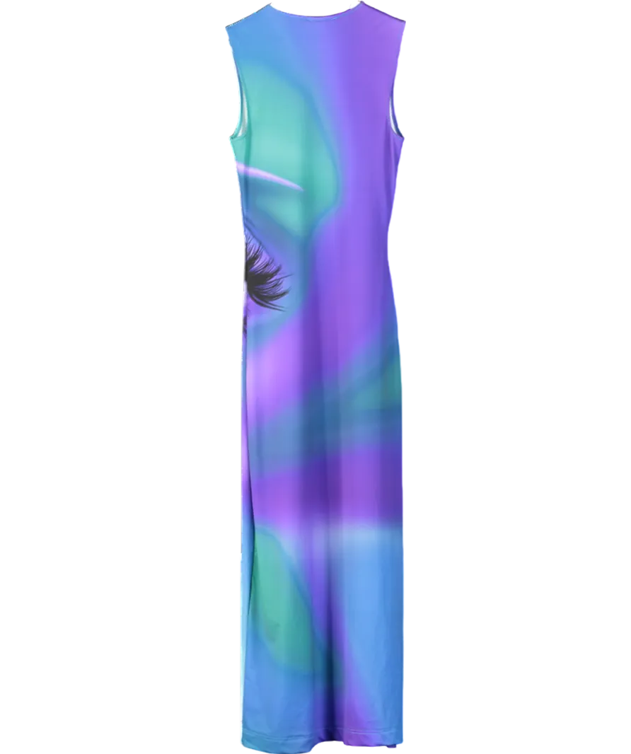 Dandy Blue Eye Maxi Dress UK XS