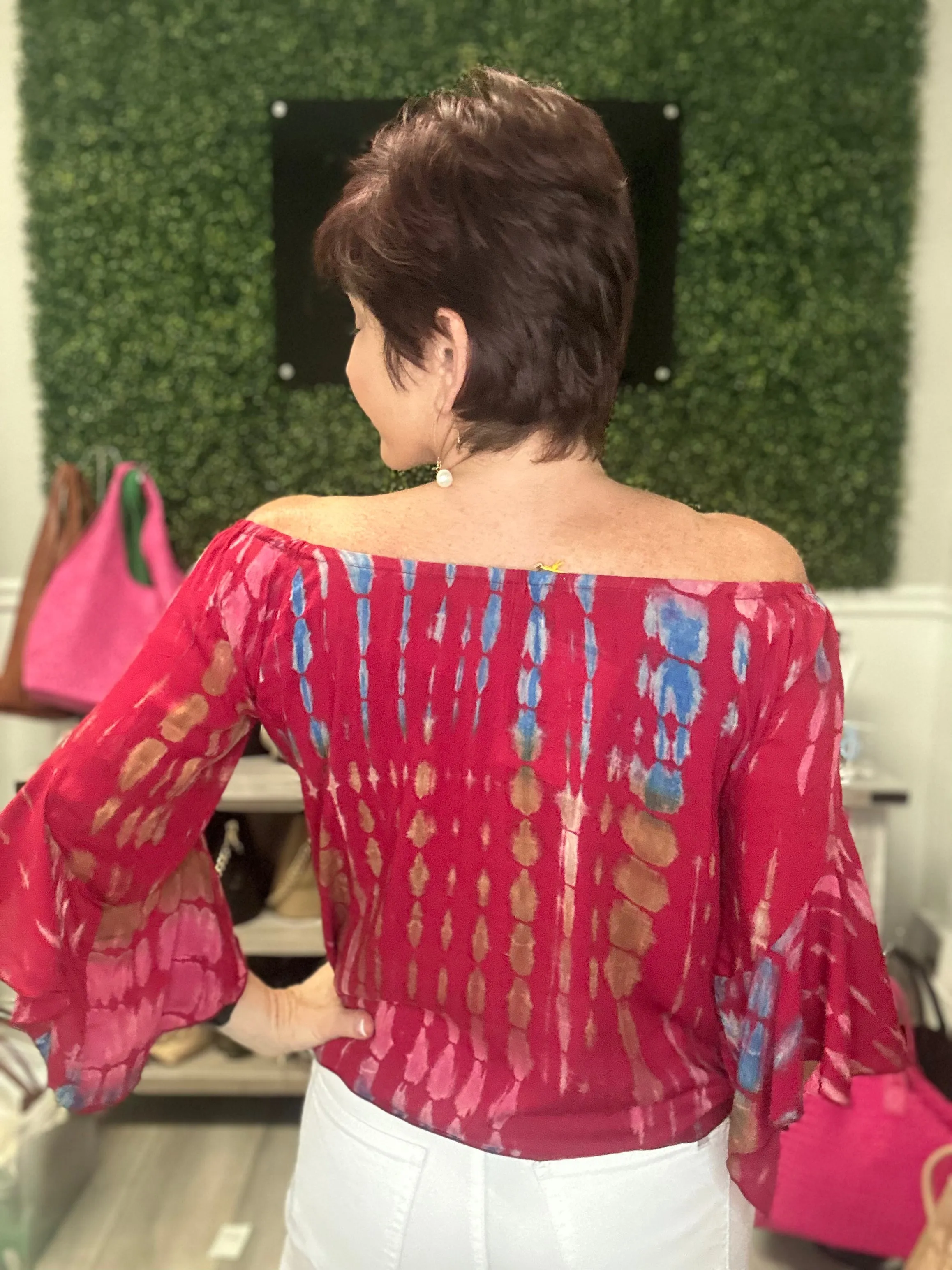 Daquiri Tie Front Top