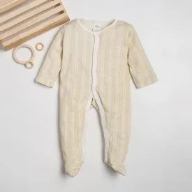 Fancy Fluff Pure Bliss Button Down Sleepsuit