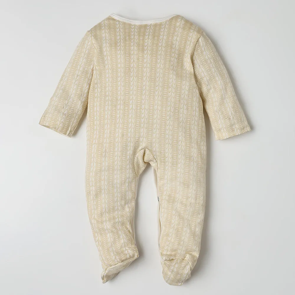 Fancy Fluff Pure Bliss Button Down Sleepsuit
