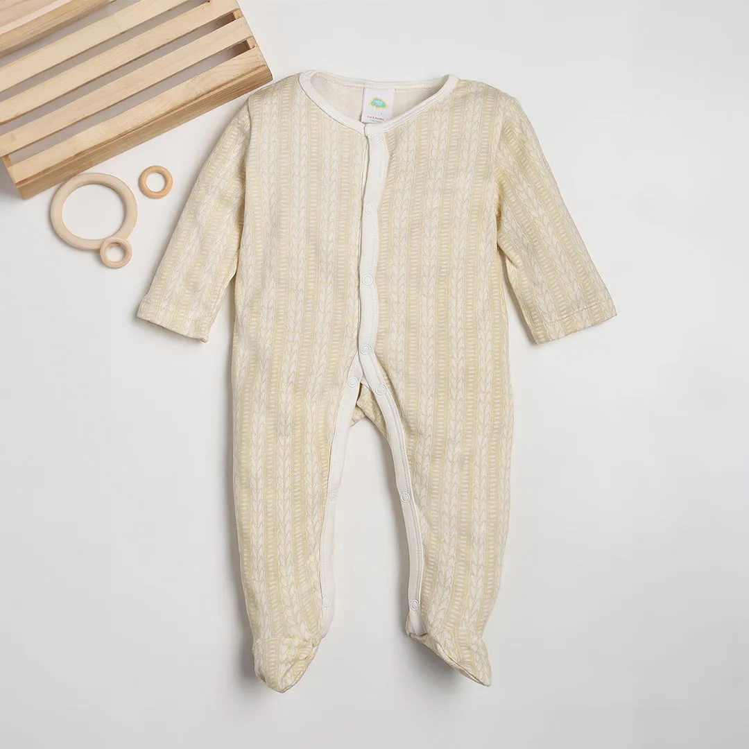 Fancy Fluff Pure Bliss Button Down Sleepsuit