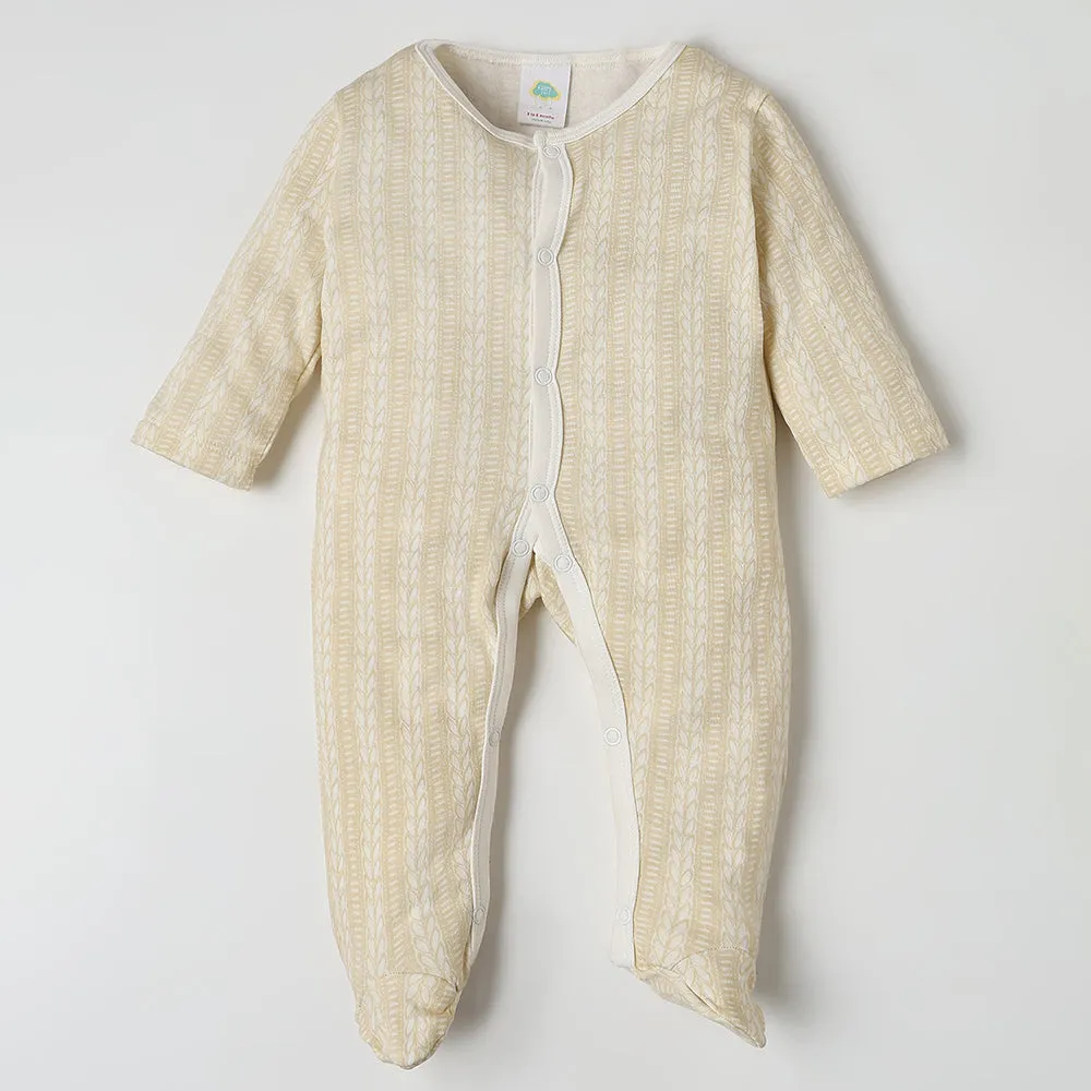 Fancy Fluff Pure Bliss Button Down Sleepsuit