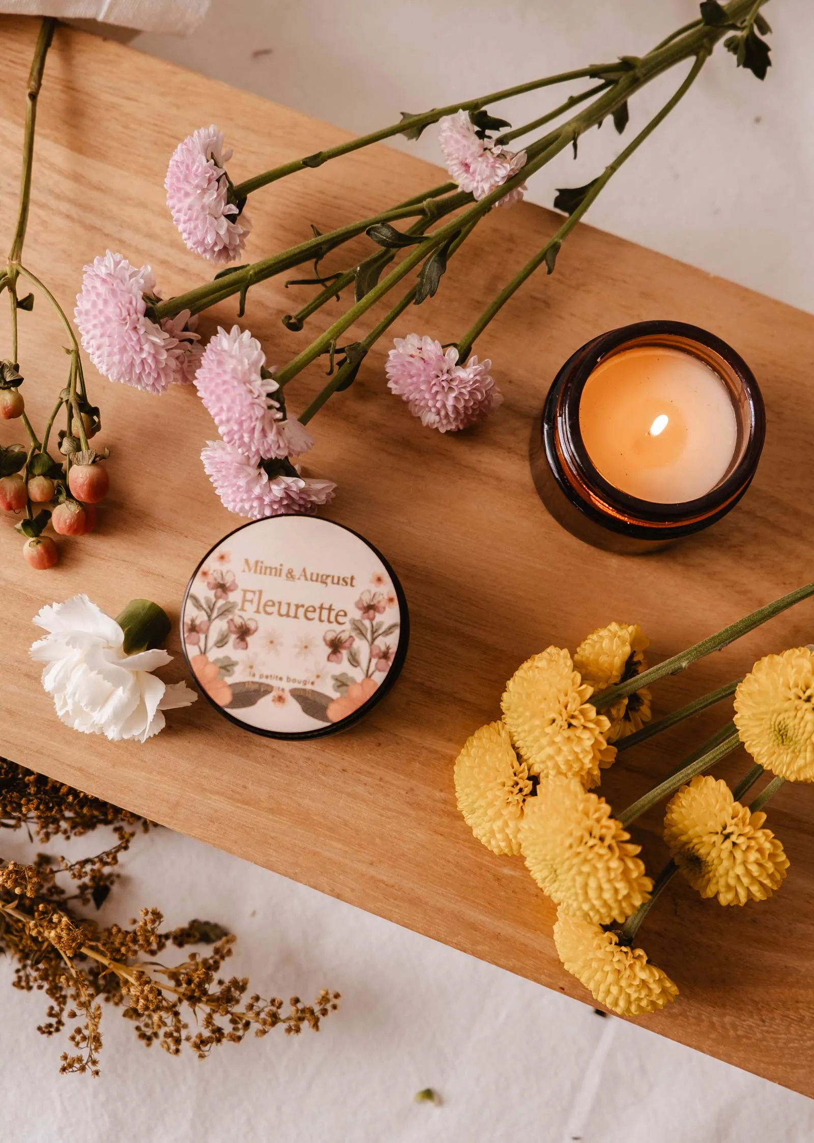 Fleurette - Reusable Candle