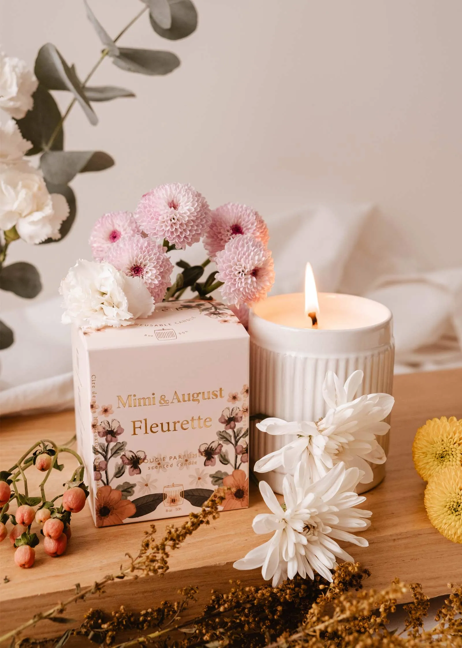 Fleurette - Reusable Candle