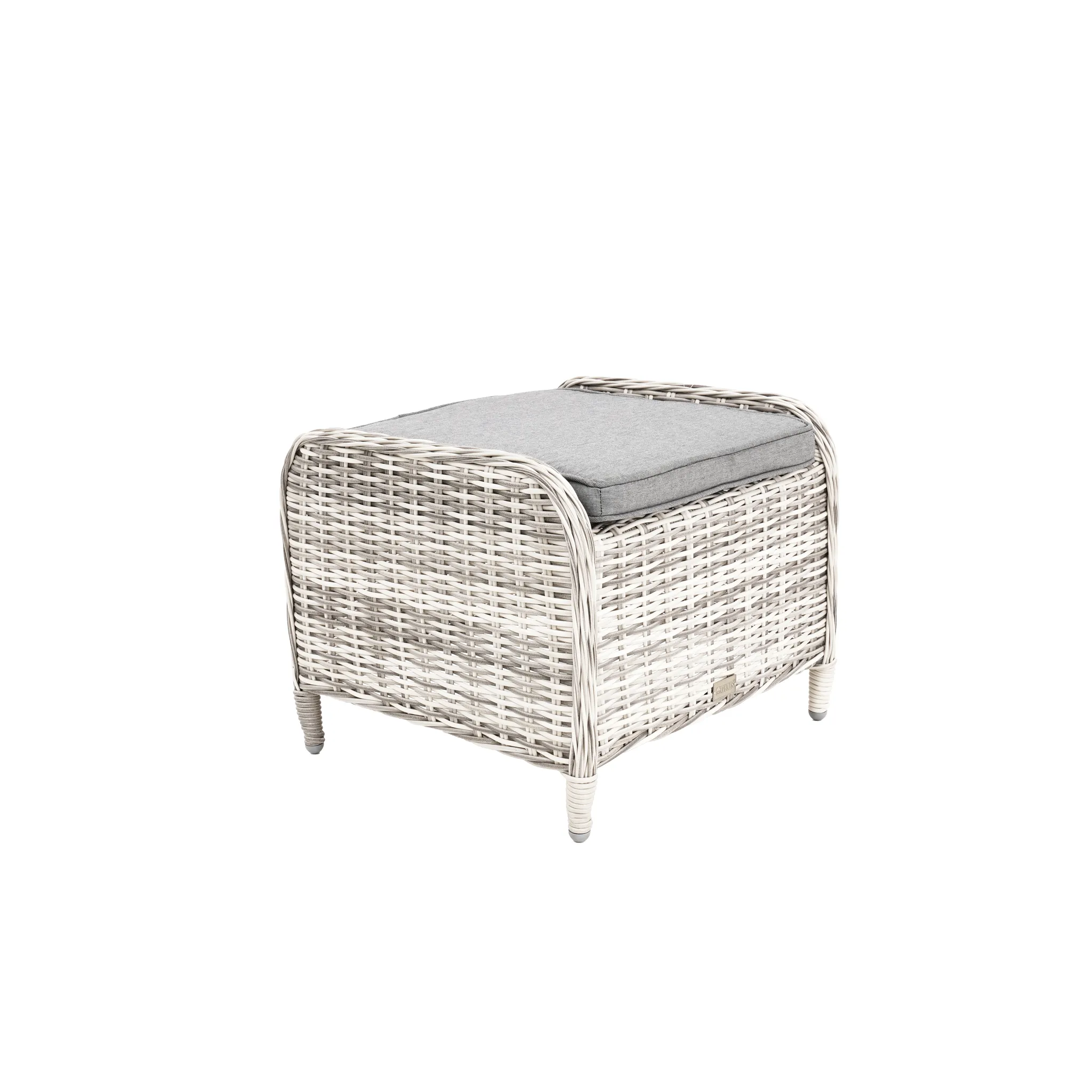 Hawaii Outdoor Ottoman Zen White