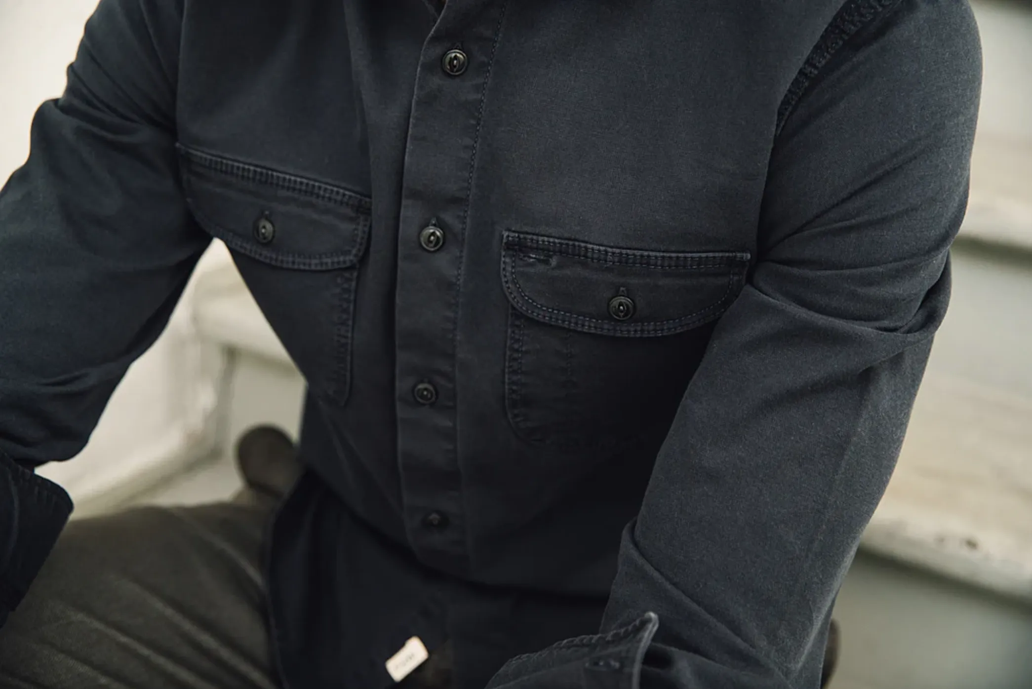 Kato Shirt The Brace LS Oxford St. Black