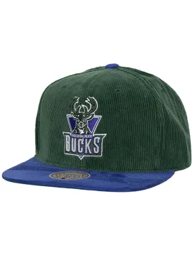 Mitchell & Ness HWC '93 Sueduory Milwaukee Bucks Snapback Hat