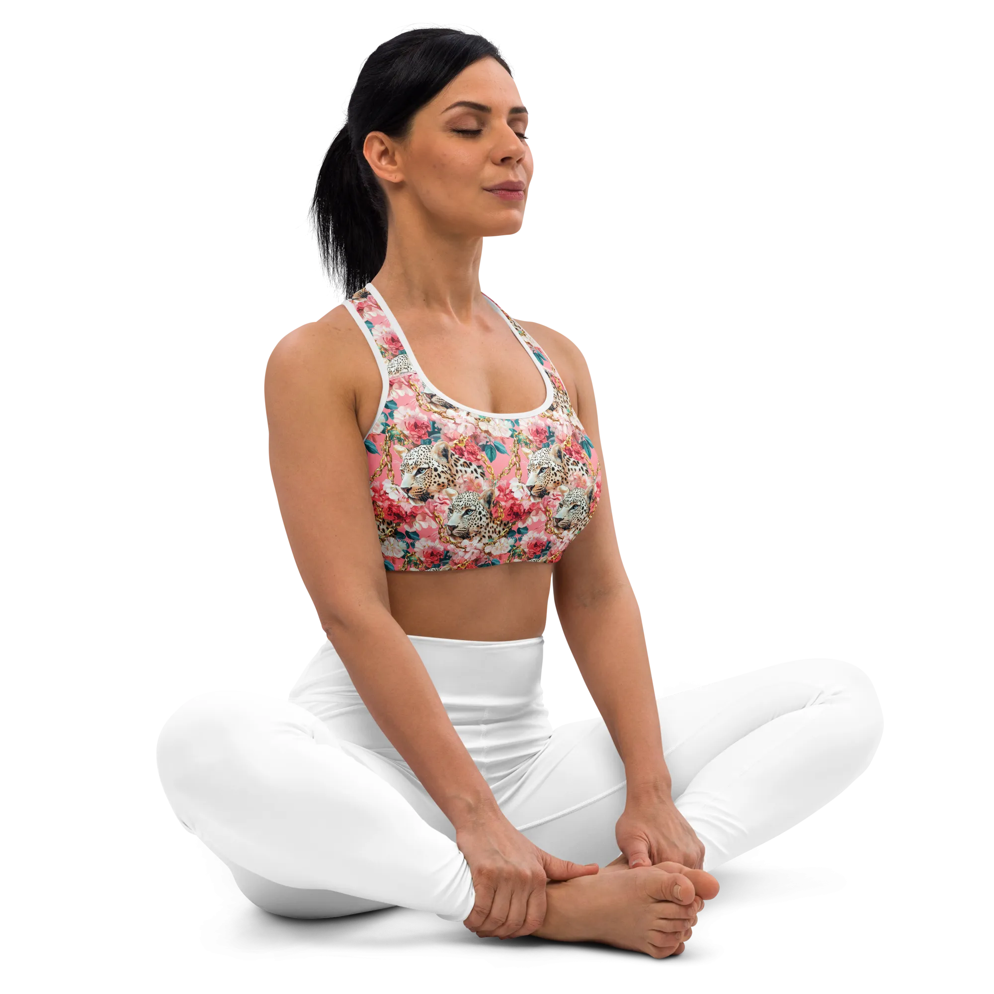  Padded Sports Bra  Leo Bloom Edition 