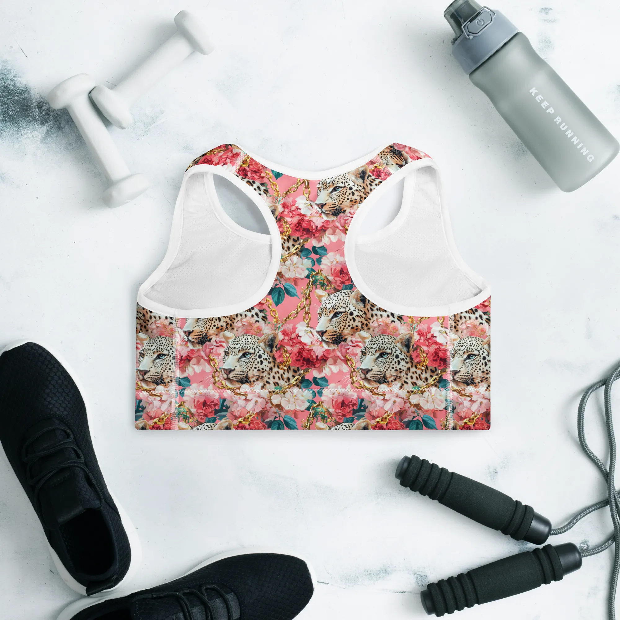  Padded Sports Bra  Leo Bloom Edition 