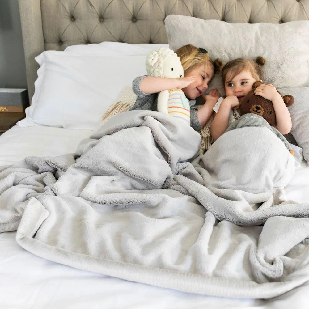 Saranoni Lush Toddler Blanket | Feather