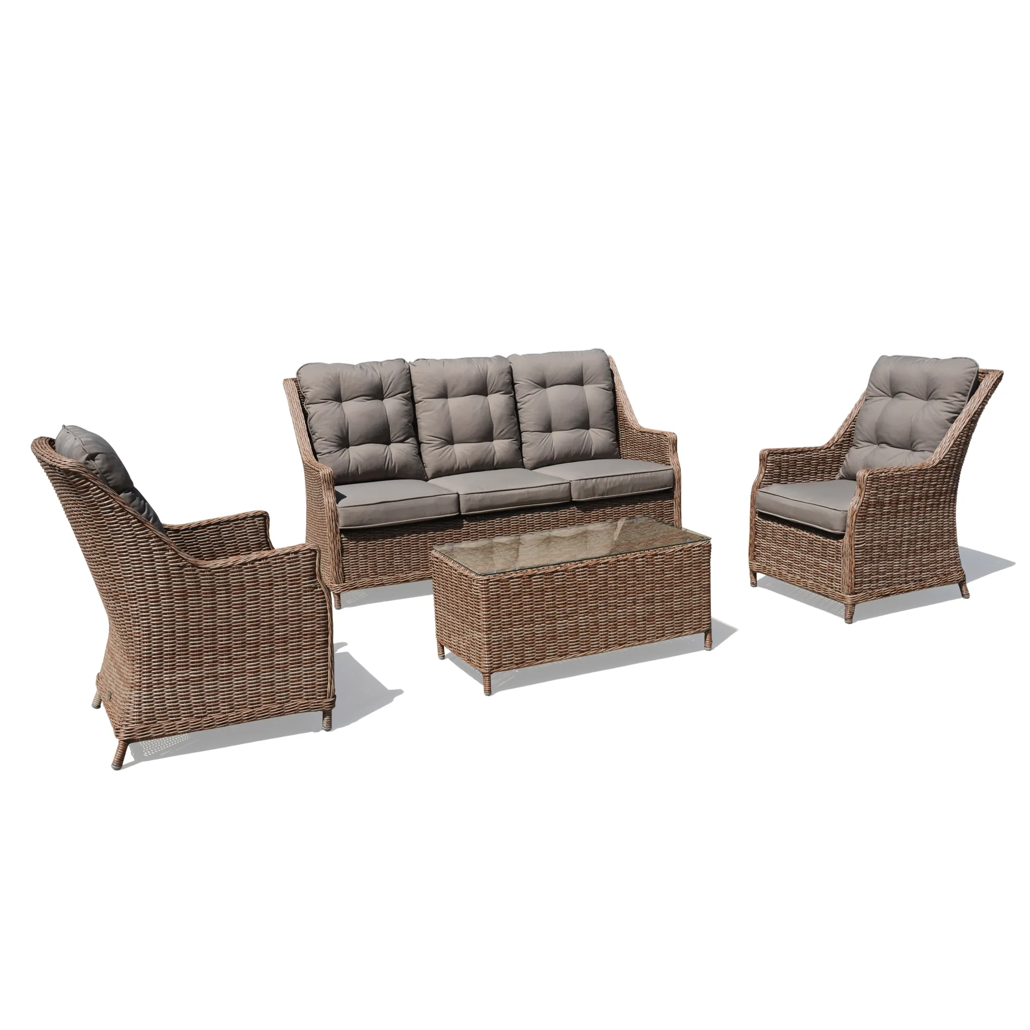 Swiss 4 Pc 5 Seater Outdoor Lounge Setting Marina
