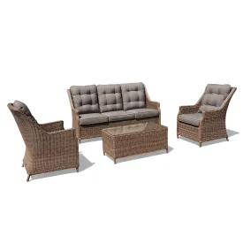 Swiss 4 Pc 5 Seater Outdoor Lounge Setting Marina